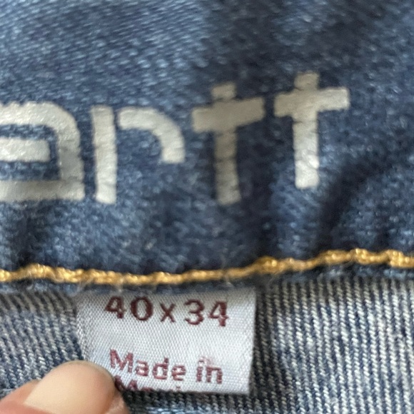 Carhartt Mens Jeans 40x34 Relaxed Fit - Picture 9 of 14